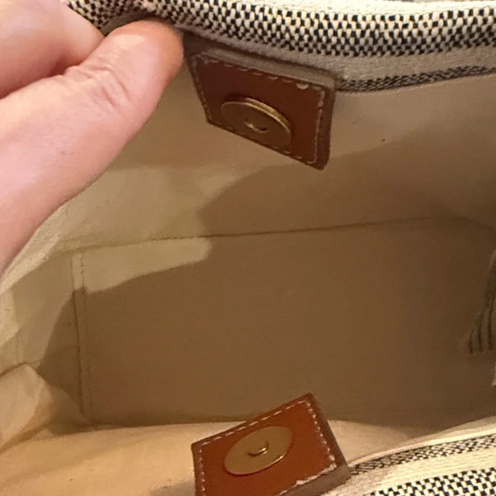 Mango Stripe Printed Shopper Bag/NWT - Picture 9 of 14